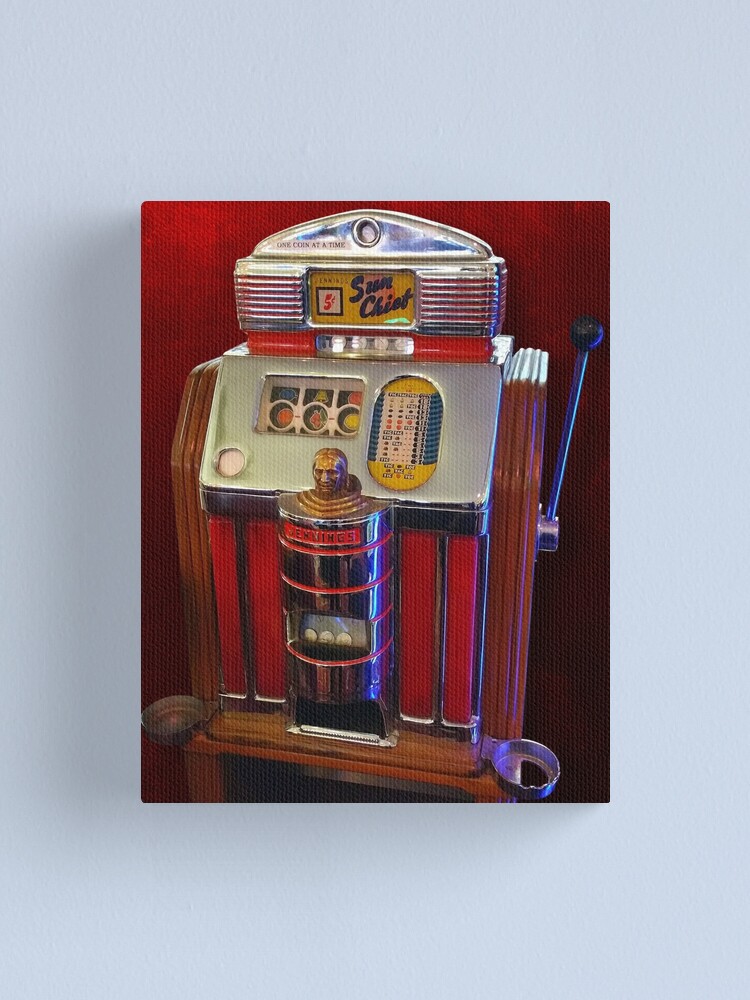 Vintage slot machine repair