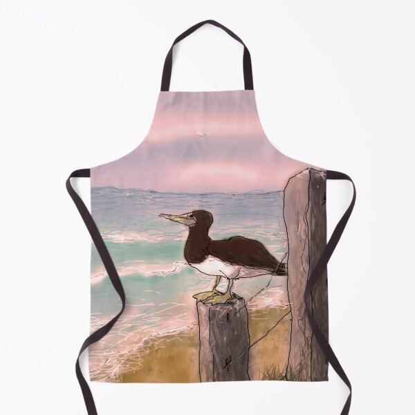 Booby bird - sunset Apron