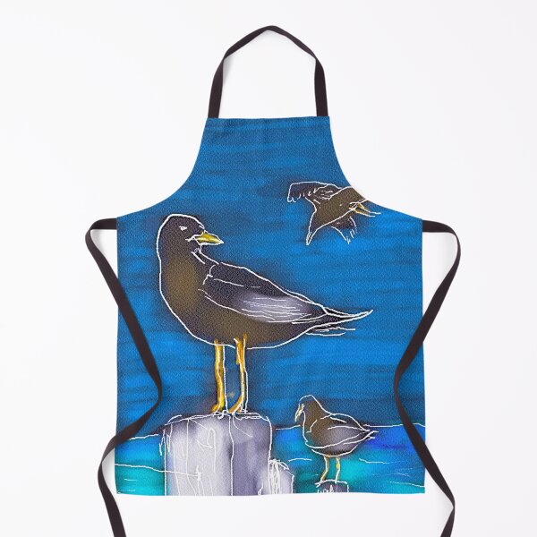 Item preview, Sea birds - blue designed and sold by Anne Huth.