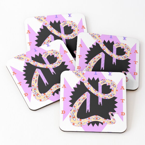 Item preview, Trippy Snake Carnival Colors Typeface Illustration  designed and sold by and-rewturner.