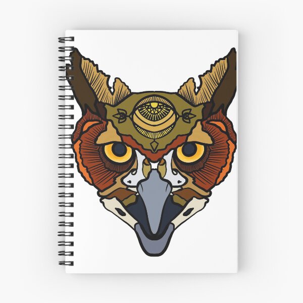 Item preview, Mind’s Eye Owl Head designed and sold by CleatAndCrayon.