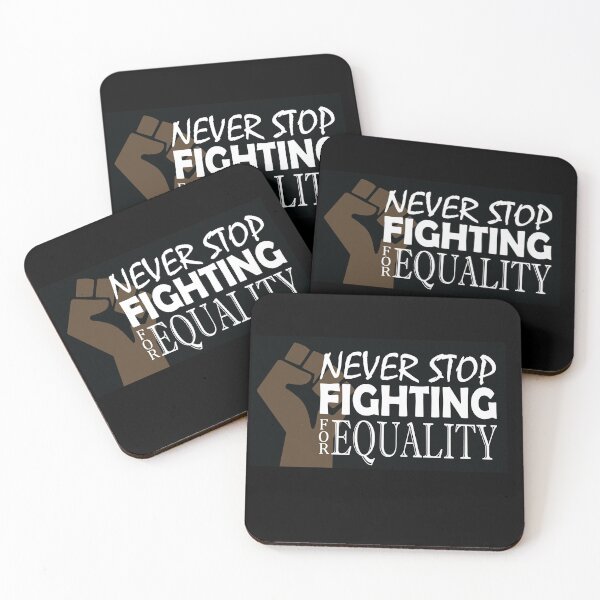 Item preview, Never Stop Fighting for Equality Black Power designed and sold by K8sDesigns.