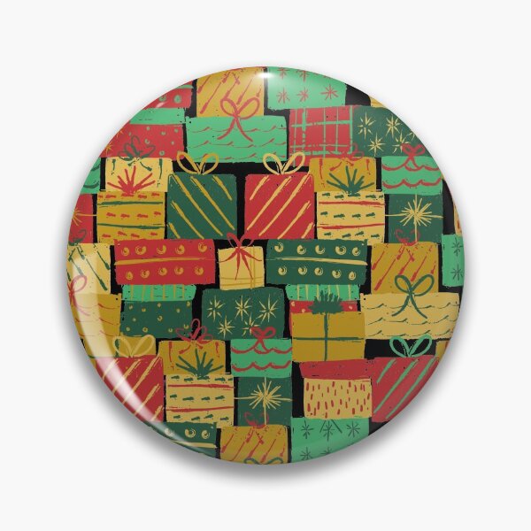 Item preview, Colorful Christmas Gifts - Retro Christmas Pattern designed and sold by TeesForNerds.