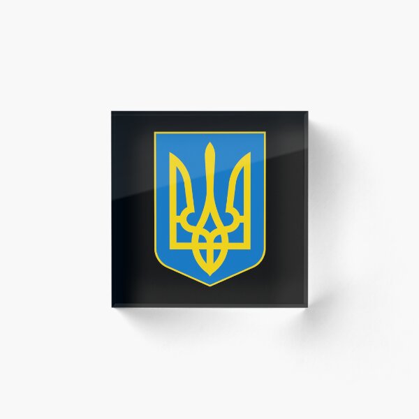 Ukraine Acrylic Block