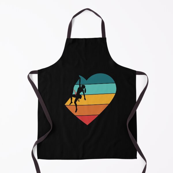 Item preview, I Love Rock Climbing - Woman Rock Climber - Multicolored Heart designed and sold by HeatherPore.
