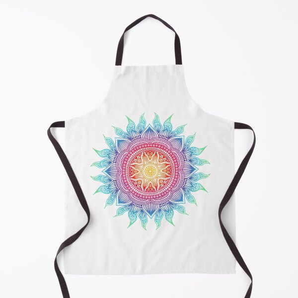 Item preview, SUN Colorful rainbow mandala designed and sold by Giulia Palazzo.
