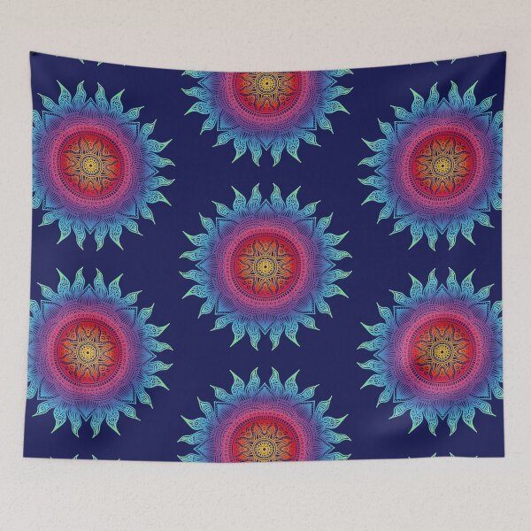 Item preview, SUN Colorful rainbow mandala designed and sold by Giulia  Palazzo.