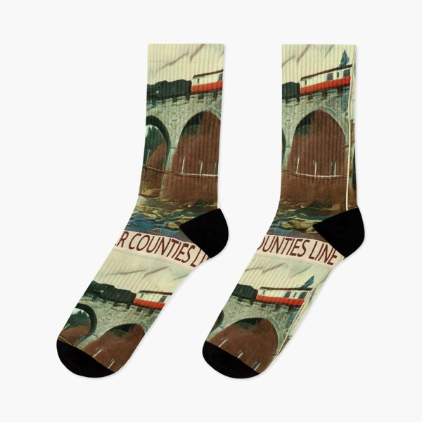 Item preview, retro iconic The Border Counties Line designed and sold by CorasPosters.