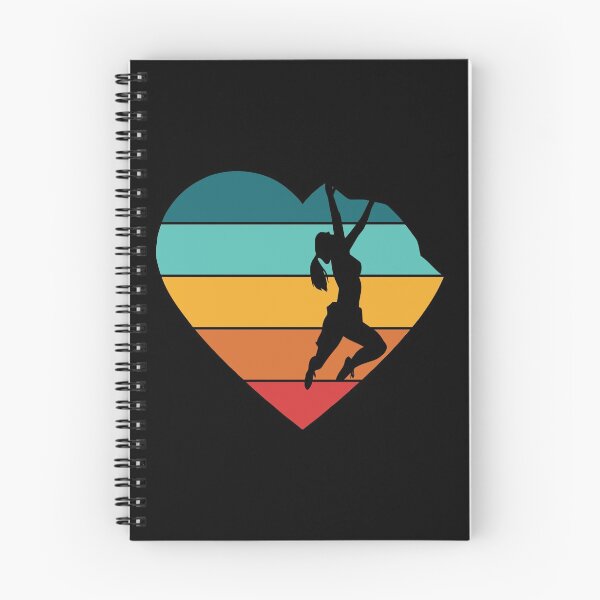 Item preview, I Love Bouldering - Woman Bouldering- Multicolored Heart designed and sold by HeatherPore.