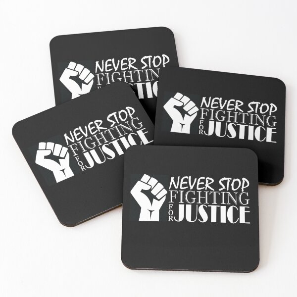 Item preview, Nunca dejes de luchar por la justicia Black Power designed and sold by K8sDesigns.