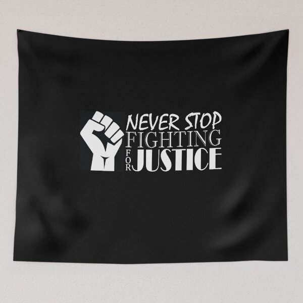 Item preview, Nunca dejes de luchar por la justicia Black Power designed and sold by K8sDesigns.