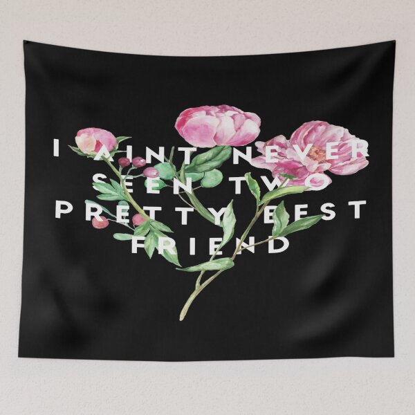 Item preview, I Aint Never Seen Two Pretty Best Friends Tiktok designed and sold by YueHeng Creates ⭐⭐⭐⭐⭐.