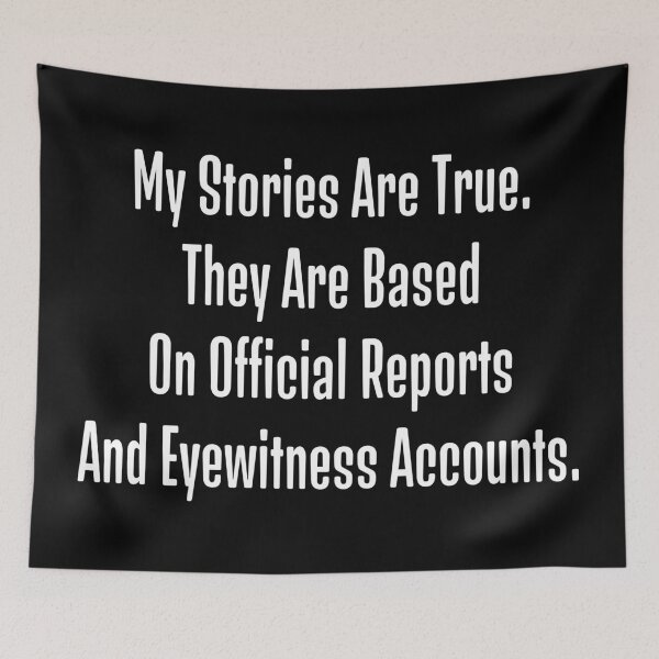 Item preview, My Stories Are True designed and sold by dhajr.