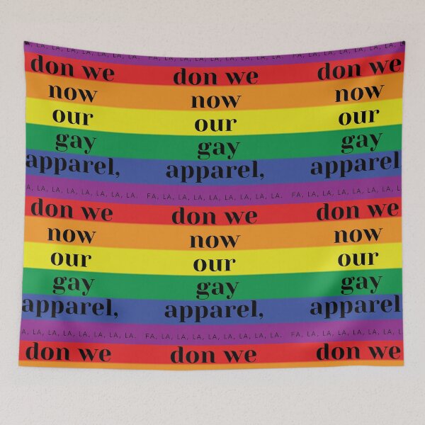 Item preview, Gay Apparel Gay Christmas Don we now our gay apparel designed and sold by janicerafael.