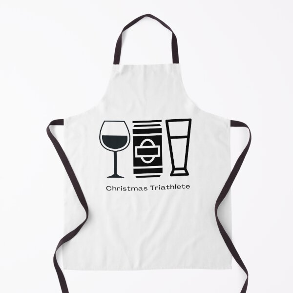 Item preview, Christmas Triathlete Drinking XMAS designed and sold by funnyup.