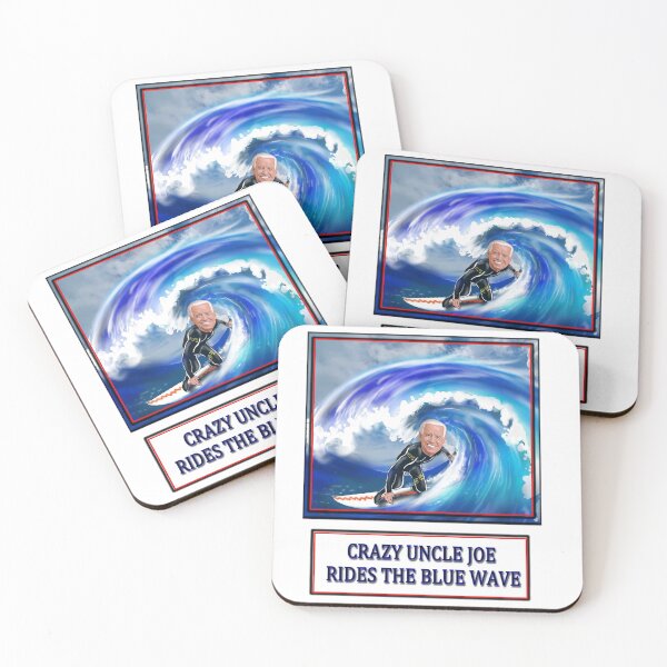 Item preview, Joe Biden, Crazy Uncle Joe Rides The Blue Wave designed and sold by ronnieyoung.