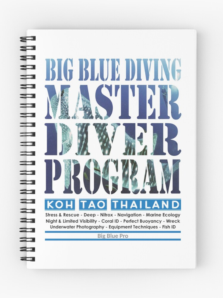 Thumbnail 1 of 3, Journal, Dive Master Program - Big Blue Pro designed and sold by BigBlueDiving.