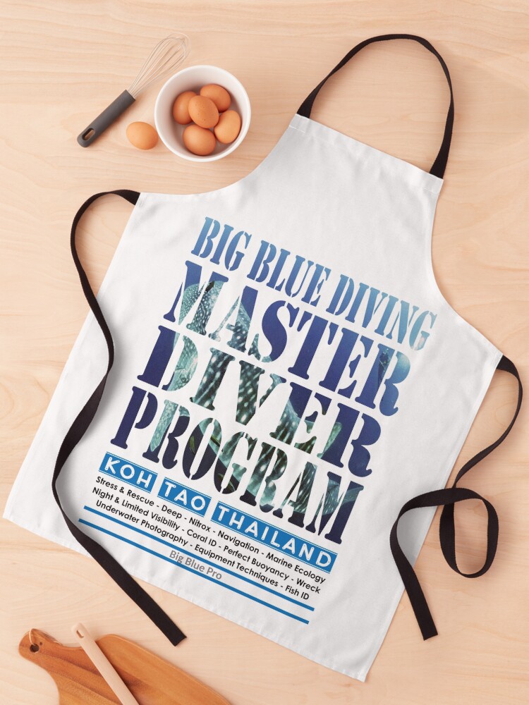 Thumbnail 1 of 6, Apron, Dive Master Program - Big Blue Pro designed and sold by BigBlueDiving.