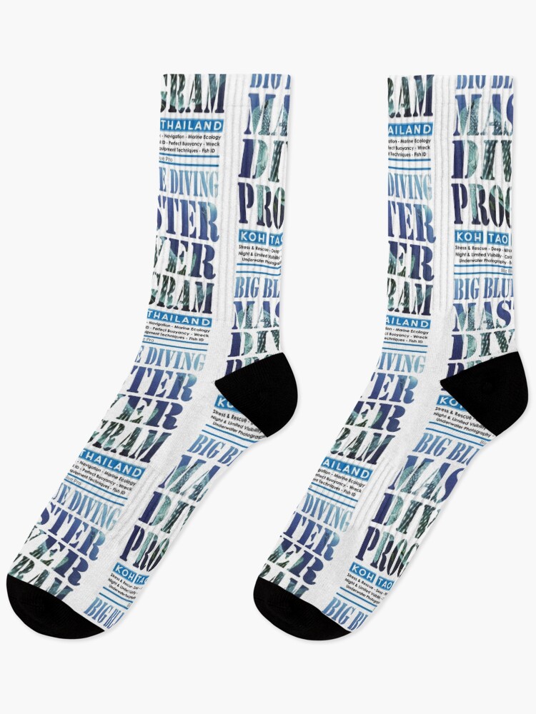 Thumbnail 1 of 5, Socks, Dive Master Program - Big Blue Pro designed and sold by BigBlueDiving.