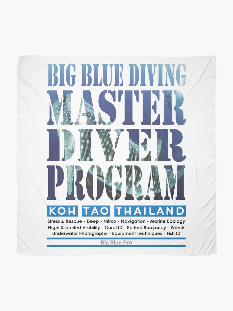 Thumbnail 2 of 3, Scarf, Dive Master Program - Big Blue Pro designed and sold by BigBlueDiving.