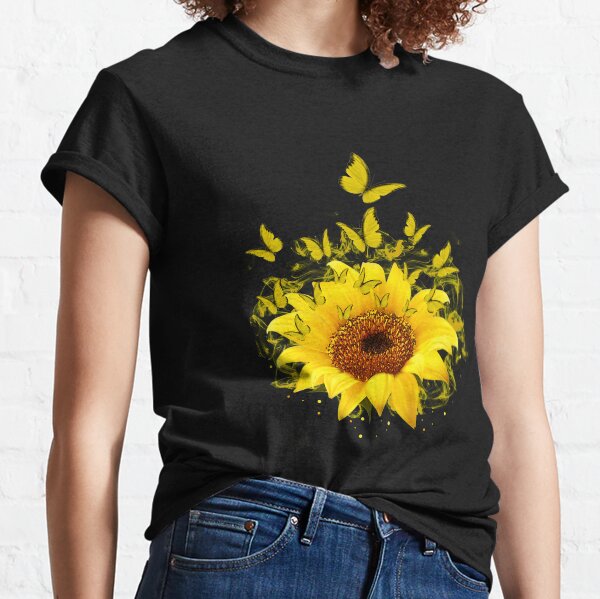 Camisas de 2025 girasoles para cumpleaños