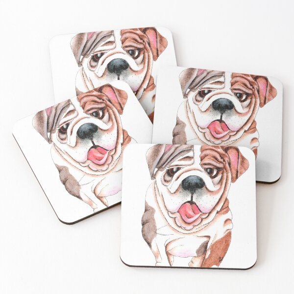 Item preview, Wrinkled Bulldog Peeks designed and sold by Eocartstudio.