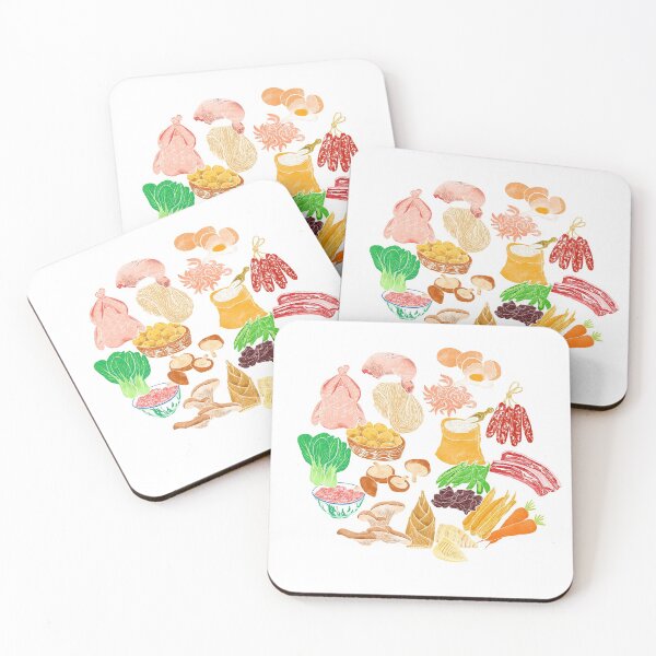 Item preview, Illustration of a collection of Chinese ingredients designed and sold by iswenyi.