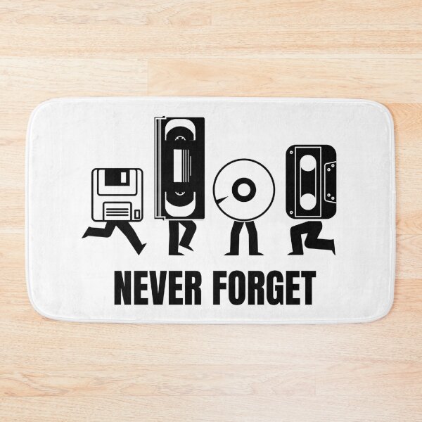 Item preview, Never Forget Retro Audio Cassette Disc And Tape designed and sold by momsnpops.