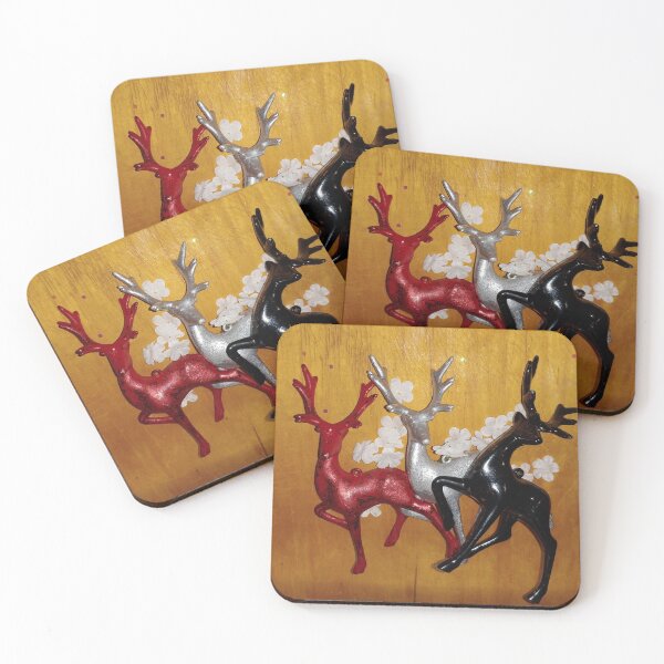 Item preview, Holiday Deer and Flowers designed and sold by Cagedheart15.