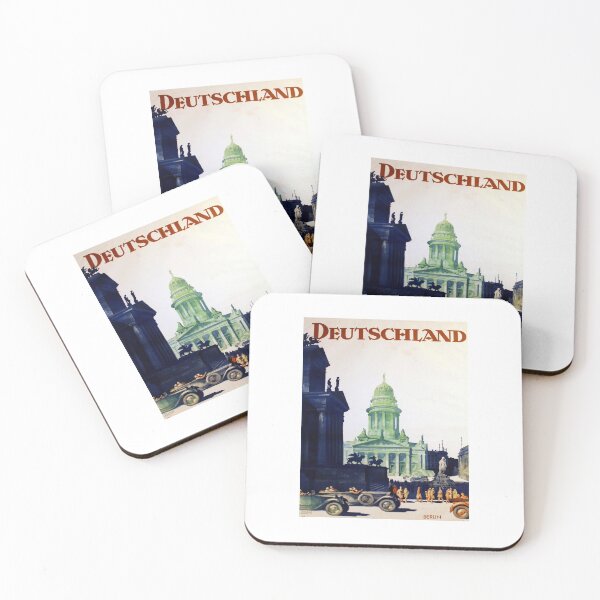 Item preview, retro iconic Deutschland designed and sold by CorasPosters.