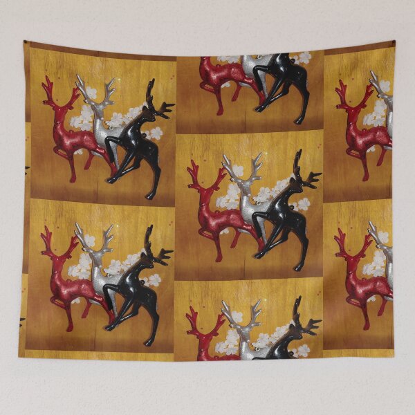 Item preview, Holiday Deer and Flowers designed and sold by Cagedheart15.