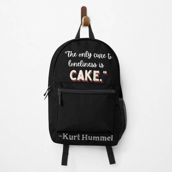 Item preview, Kurt Hummel "The Only Cure to Loneliness is Cake" Quote Design 2 designed and sold by BabyCupcakes.