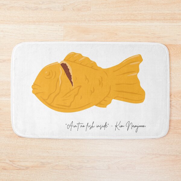 Item preview, BTS RM quote “Ain’t no fish inside” designed and sold by Evvamatrix.