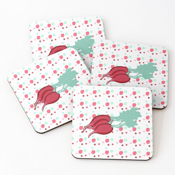 Item preview, Radish on polka dots designed and sold by Drizzleonrice.