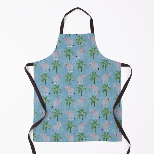 Item preview, Elephant and banana tree pattern designed and sold by Vinaerick.