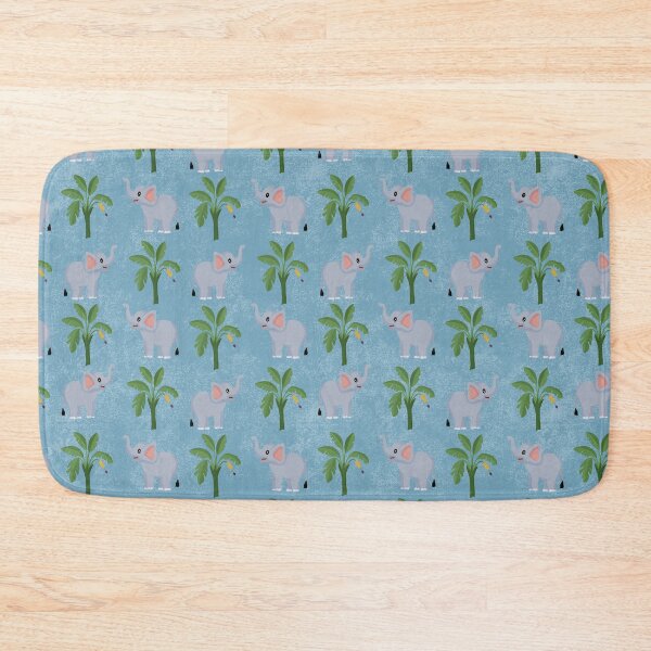 Item preview, Elephant and banana tree pattern designed and sold by Vinaerick.