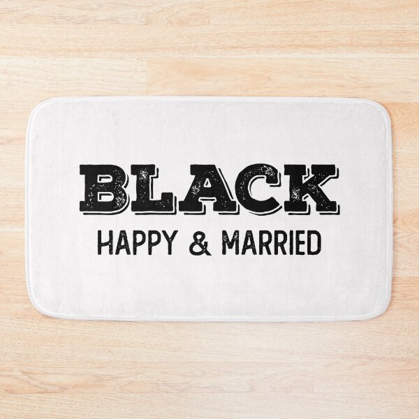 Item preview, Black happy and married designed and sold by Bella's Merch.