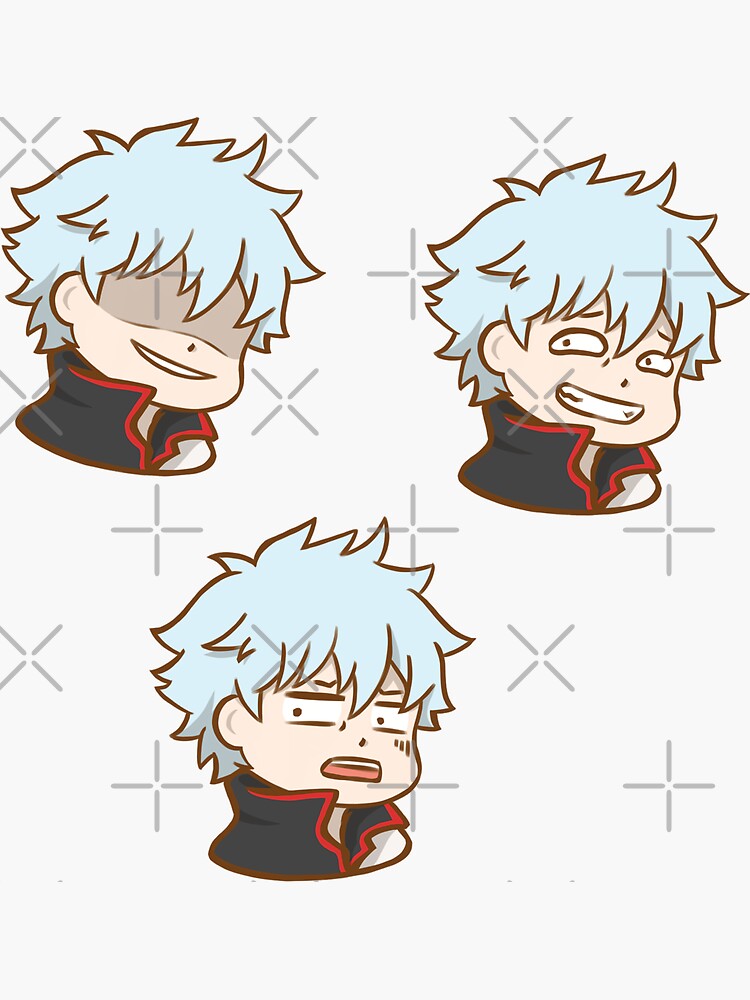 Thumbnail 3 of 3, Sticker, Gintoki designed and sold by yuniizu.