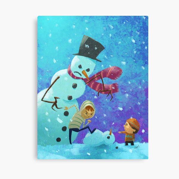 The Snowman’s Revenge Canvas Print