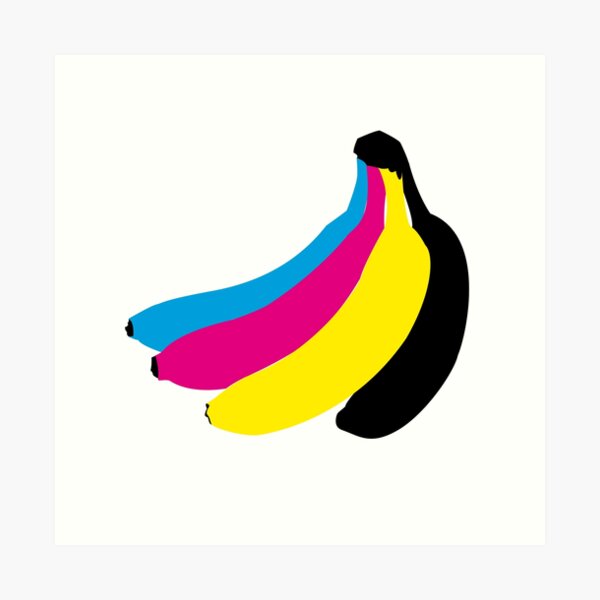 Artikel-Vorschau von CMYK Banane, designt und verkauft von McTarts.