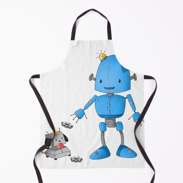 Item preview, Cute Robot Playing With Dog, Computer and Engineering designed and sold by treasures83.