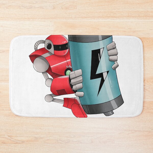 Item preview, Cute Robot, Battery, Engineering and Science Fiction designed and sold by treasures83.