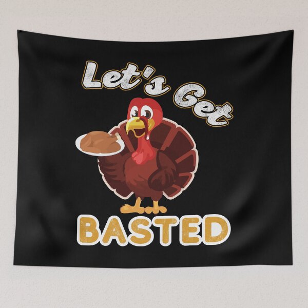 Item preview, Lets Get Busted Funny Thanksgiving Turkey Lover designed and sold by topdesignarts.