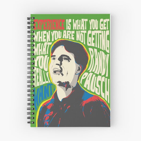 Artikelvorschau, Randy Pausch Pop Art Zitat Porträt Prominente entworfen und verkauft von BONBcreative.