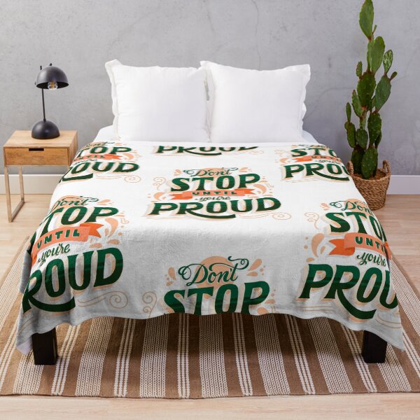 Item preview, Calligraphic Quote Don't Stop Until You're Proud designed and sold by artPS.