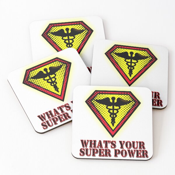 Item preview, What's Your Superpower, Symbol with Caduceus Medical Symbol in the Center of Logo designed and sold by ronnieyoung.