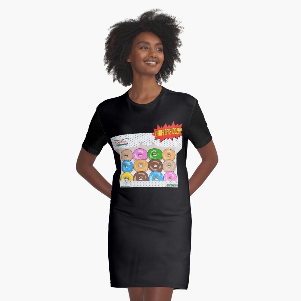 Item preview, Graphic T-Shirt Dress designed and sold by driftmerch.