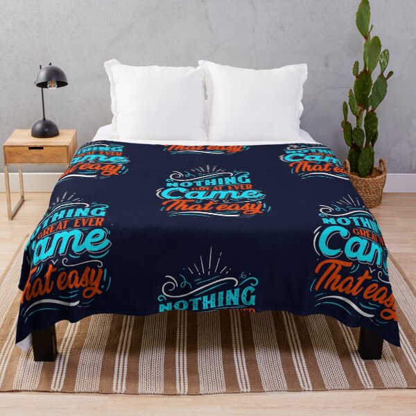 Item preview, Calligraphic Quote Nothing Great Ever Came That Easy designed and sold by artPS.