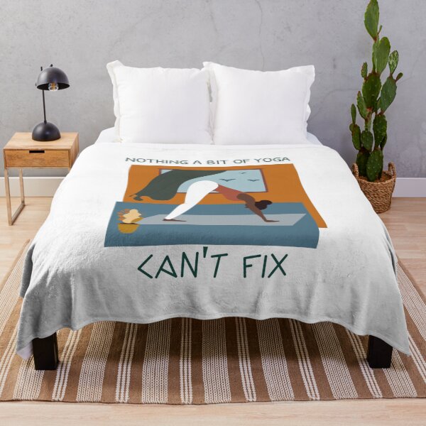 Item preview, NOTHING A BIT OF YOGA CAN'T FIX designed and sold by Ashalcheema.