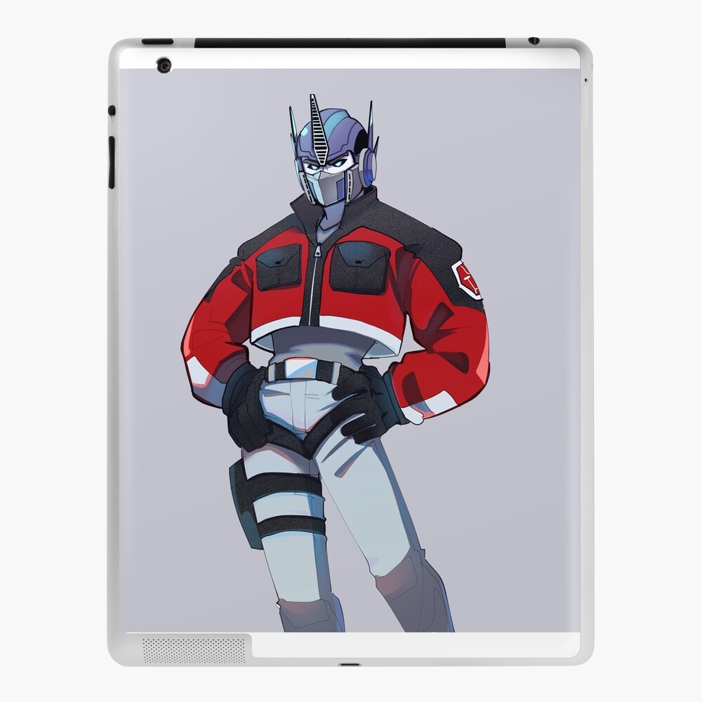 Transformers Prime Optimus Graphic Design iPad Case & Skin for